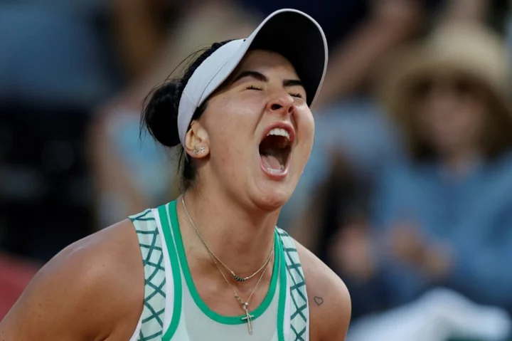 'Forgotten' Grand Slam champion Andreescu ignores pain in Paris