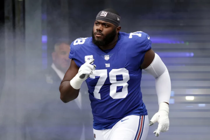 New York Giants lock in left tackle Andrew Thomas with long-term extension