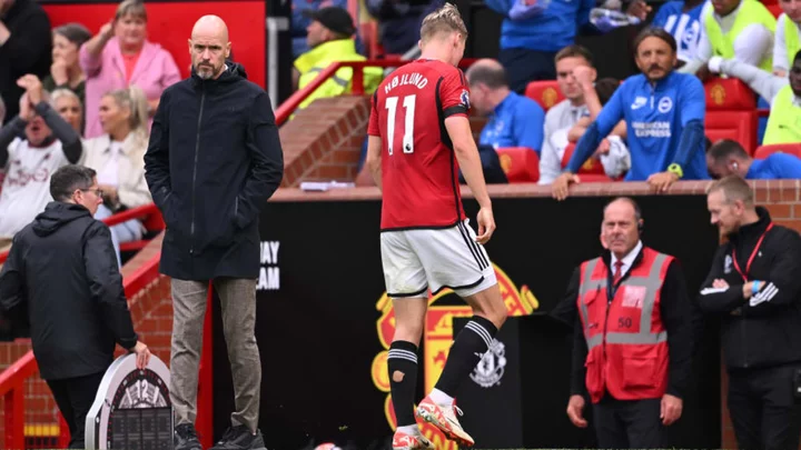 Erik ten Hag claims Man Utd fans booing Rasmus Hojlund substitution was 'positive'