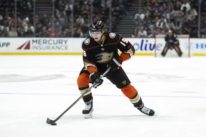 All-Star forward Troy Terry gets a 7-year, $49 million contract extension from the Anaheim Ducks