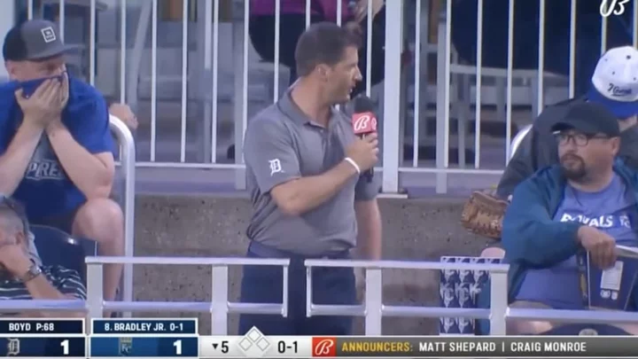 Tigers Reporter Extremely Disappointed in Royals Fan Who Screamed 'F--- Detroit' During Live Hit