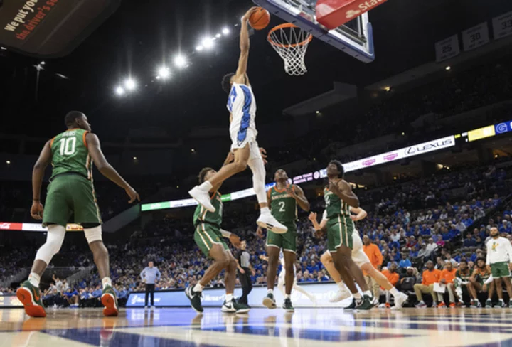 Trey Alexander's 20 points leads No. 8 Creighton over Florida A&M 105-54