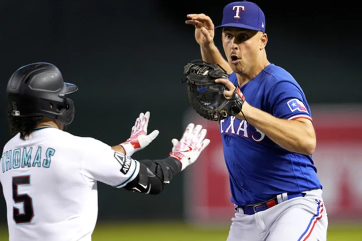 Pham's 2-run double in 11th lifts Diamondbacks to 4-3 win over Rangers