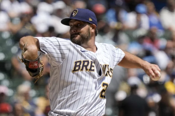 Brewers activate Wade Miley from injured list and send Owen Miller to the minors