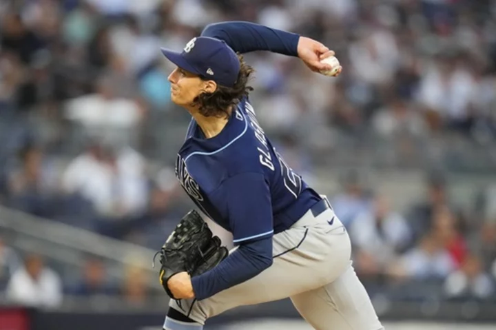 Tyler Glasnow's back is improving but his next start for Rays pushed back two days