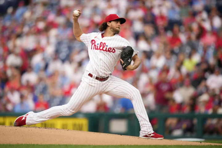 Phillies' ace Nola loses no-hitter in 7th, wins game 8-3 over Tigers