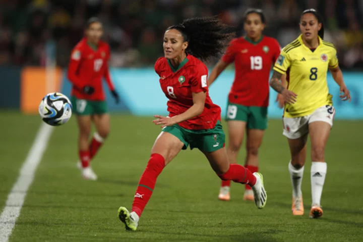 Morocco makes more Women's World Cup history, reaching knockout rounds with a 1-0 win over Colombia