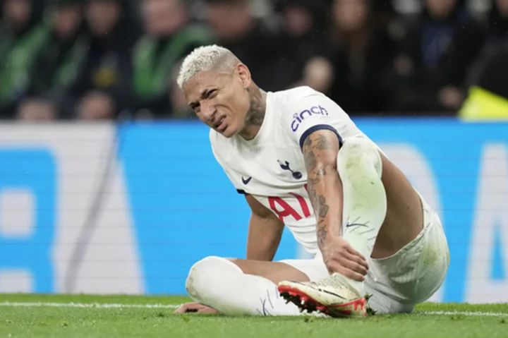 Tottenham and Brazil forward Richarlison has groin surgery