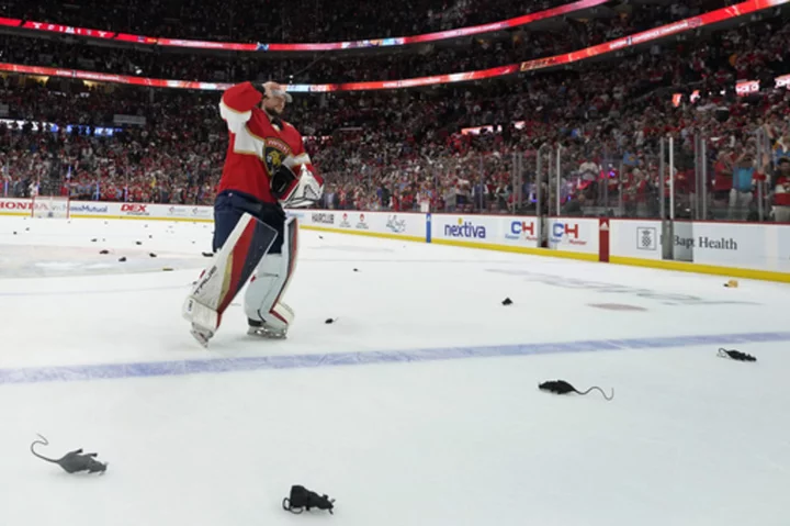 Bobrovsky's end-of-season haircut can wait, with Panthers headed to Stanley Cup Final