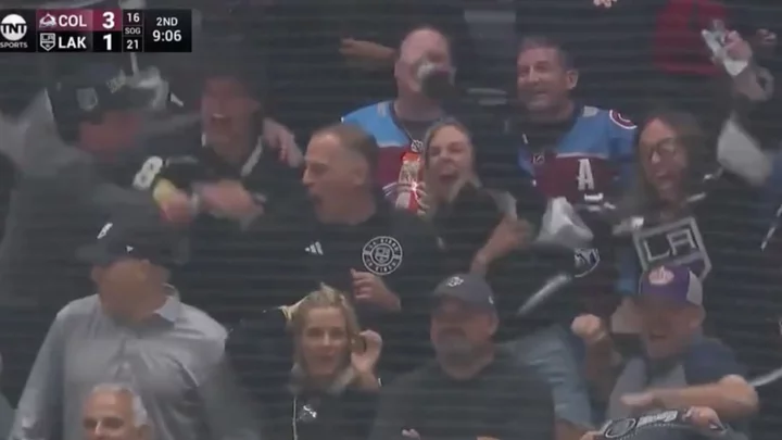 Alex Laferriere's Family Goes Insane Celebrating Fight in NHL Debut