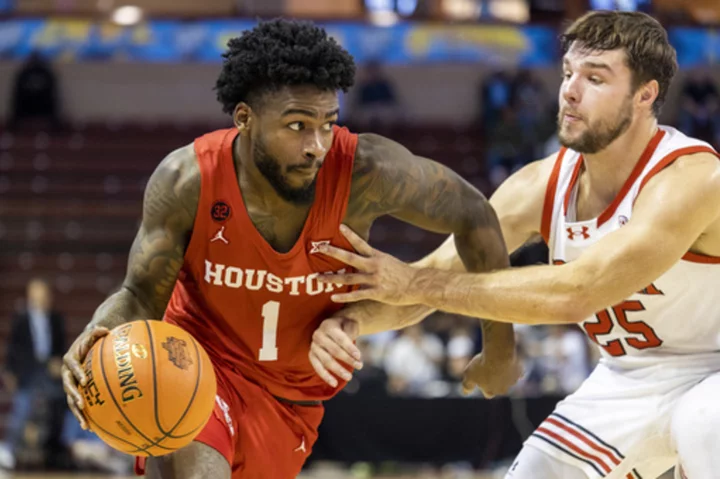 LJ Cryer's clutch 3s key No. 6 Houston's win over Utah in Charleston Classic