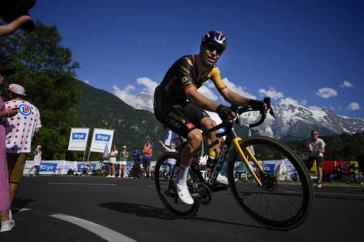 Vingegaard keeps yellow jersey at Tour de France as Poels soloes to victory in 15th stage