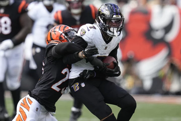 Ravens rule out WRs Odell Beckham Jr. and Rashod Bateman for game at Cleveland