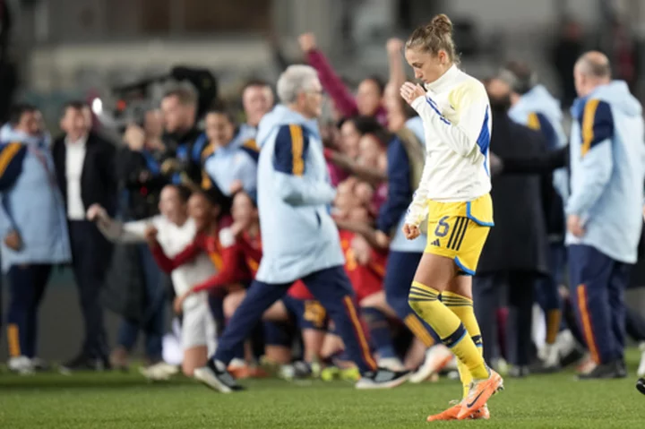 Sweden again falls to the third-place game at the Women's World Cup