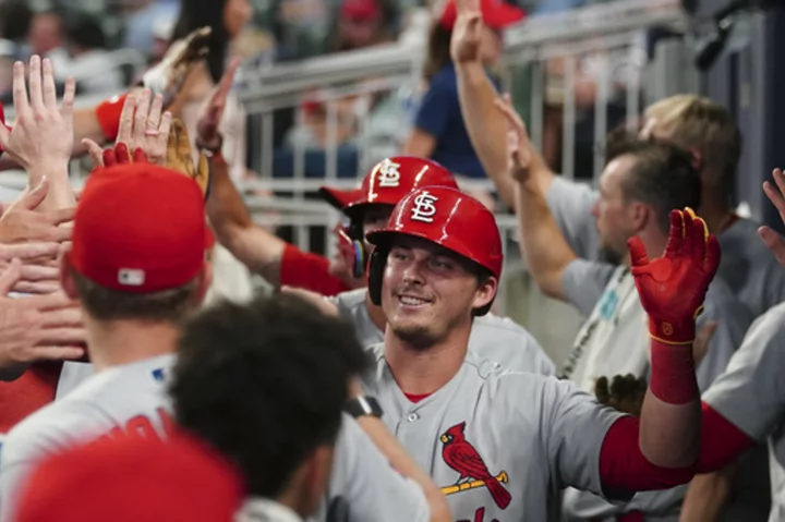 Cardinals hit 4 HRs for 2nd straight game, beat MLB-leading Braves 11-6