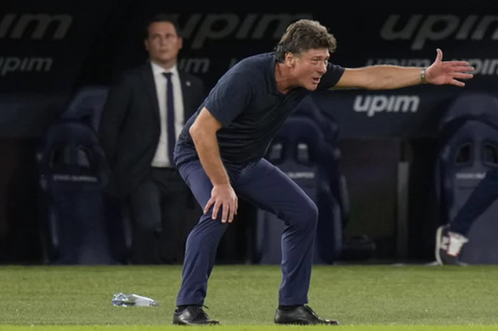 Returning Napoli coach Walter Mazzarri takes some of the credit for last season's Serie A title