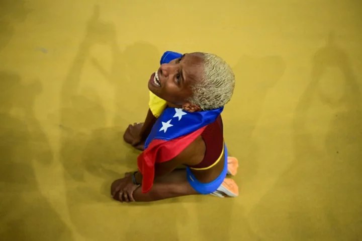 Venezuela's Rojas wins fourth straight world women's triple jump gold