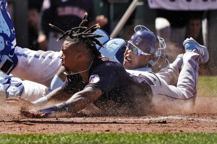 Ramirez steal of home not enough as Fermin's double in 10th lifts Royals over Guardians 4-3