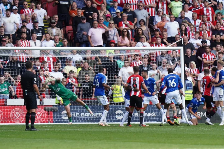 Sean Dyche pleased to see Jordan Pickford prove his credentials