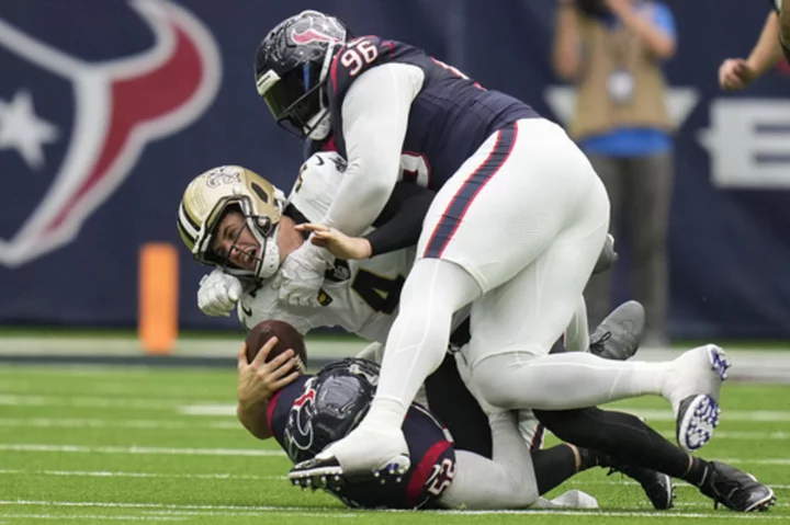 Derek Carr, New Orleans Saints lament missed chances in 20-13 loss to Houston Texans