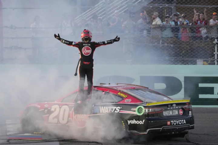 Christopher Bell punches ticket to NASCAR championship race; wins rollercoaster race at Homestead