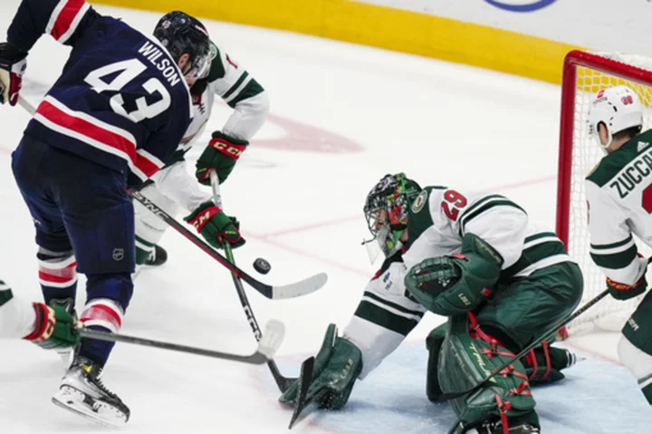 Carlson, Capitals escape with 3-2 shootout win over Wild