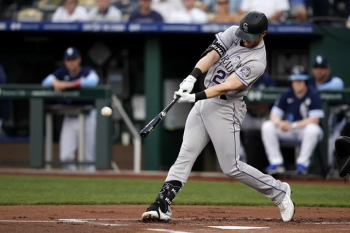 McMahon homers, gets go-ahead hit, Rockies beat Royals 7-2