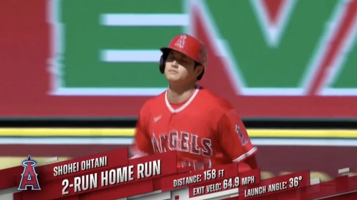 Shohei Ohtani Blasts 158-Foot Home Run