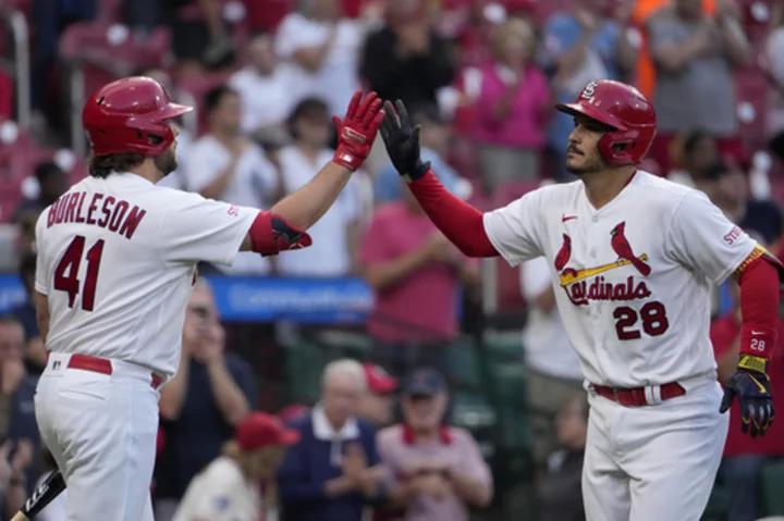 Nolan Arenado, Jordan Walker hit first-inning homers to power Cardinals past Athletics 6-2