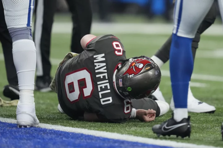 Baker Mayfield returns from ankle injury, but can't rally Bucs in 27-20 loss at Indy