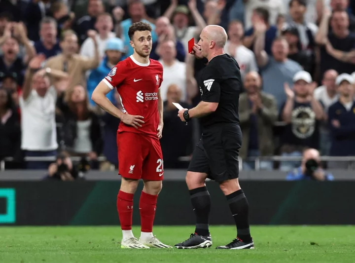 Tottenham vs Liverpool LIVE: Premier League latest updates as Diogo Jota sent-off to leave Reds with nine men