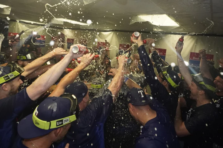 Adolis García homers as Texas Rangers sweep Tampa Bay Rays with 7-1 victory