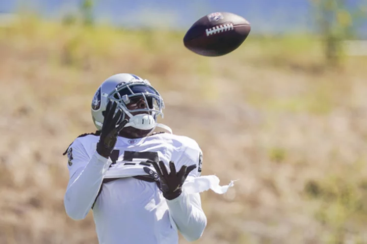 Davante Adams, 1st-round pick Tyree Wilson back at Raiders practice