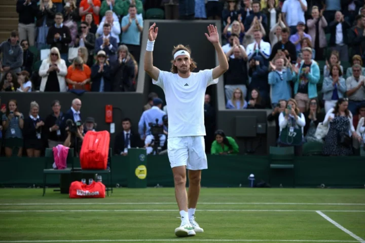 Tsitsipas survives Thiem thriller to book Murray showdown at Wimbledon