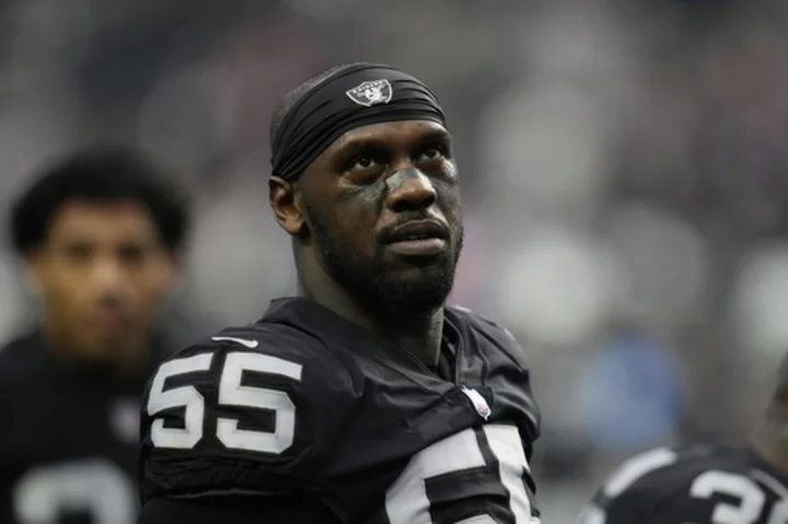 Raiders defensive end Chandler Jones arrested in protective order violation, authorities say