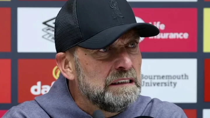 Jurgen Klopp’s amusing reaction to Man United being thrashed at home