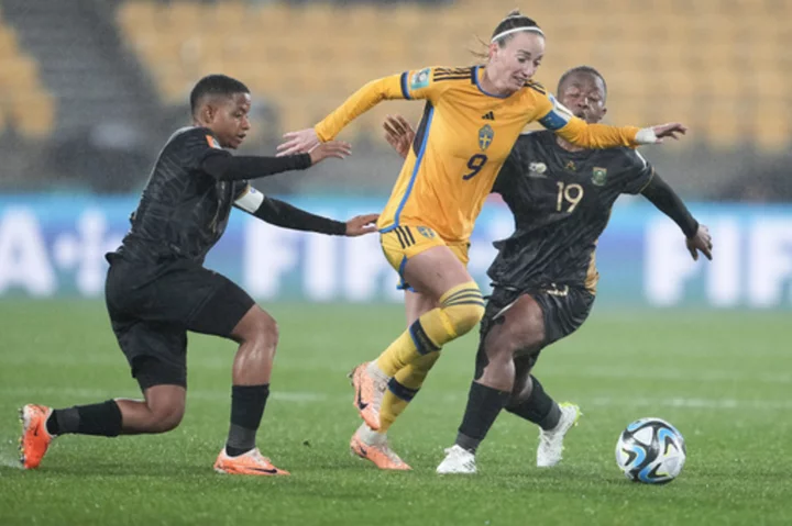 Amanda Ilestedt's late goal gives Sweden 2-1 win over South Africa at Women's World Cup