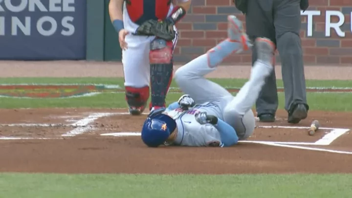 Braves Fans Went Wild After Pete Alonso Got Hit By a Pitch