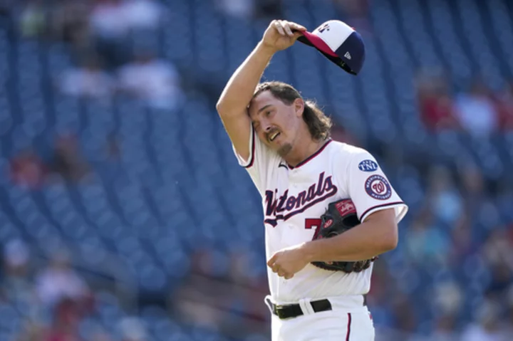 Nationals place RHP Hunter Harvey on injured list with elbow strain