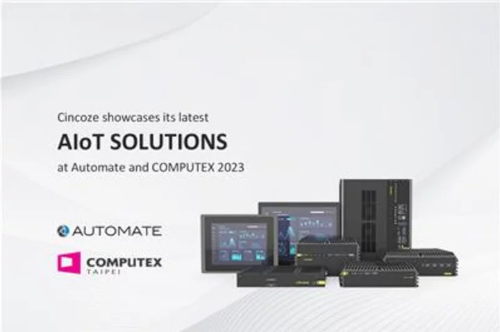 Cincoze Showcases Its Latest AIoT Solutions at Automate and COMPUTEX 2023