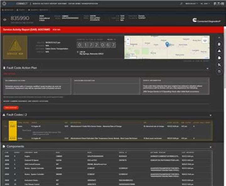 Eaton IntelliConnect now collecting, analyzing Cummins engine fault codes
