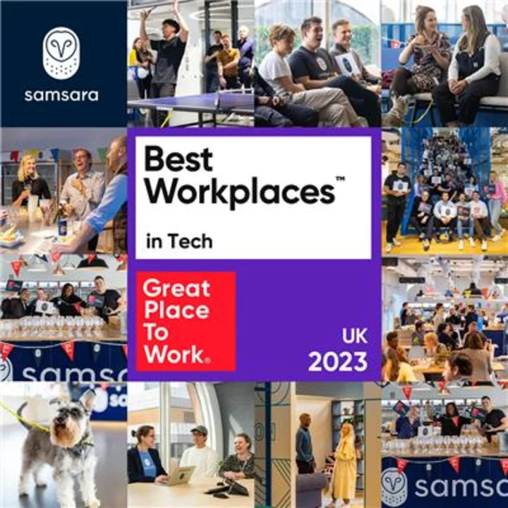 Samsara Named as One of the UK’s Best Workplaces in Tech™