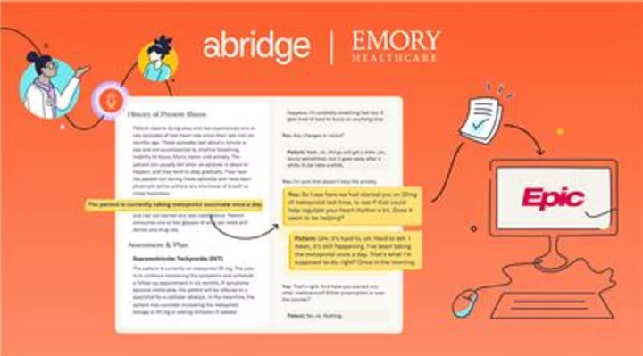 Abridge Becomes Epic’s First Pal, Bringing Generative AI to More Providers and Patients