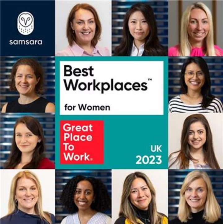 Samsara Officially Named As A 2023 UK’s Best Workplace for Women™