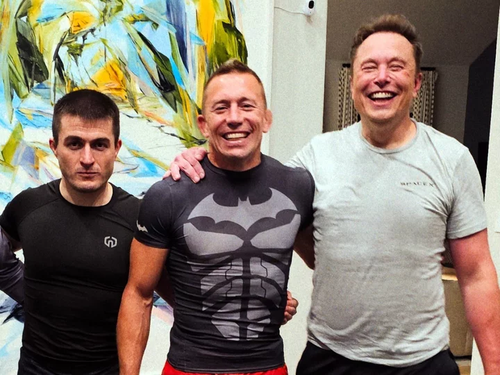 Elon Musk trains with UFC legend ahead of Mark Zuckerberg fight