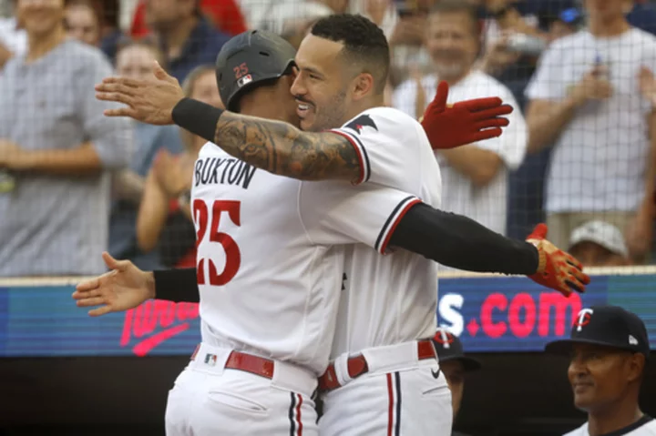 Byron Buxton homers in his first 2 at-bats as the Twins beat Lance Lynn and the White Sox 9-4