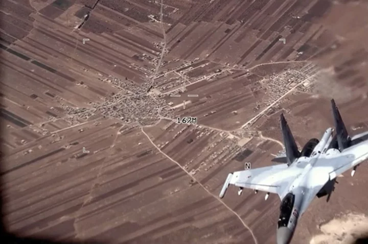 US releases video of Russian fighter jets harrassing American drones over Syria