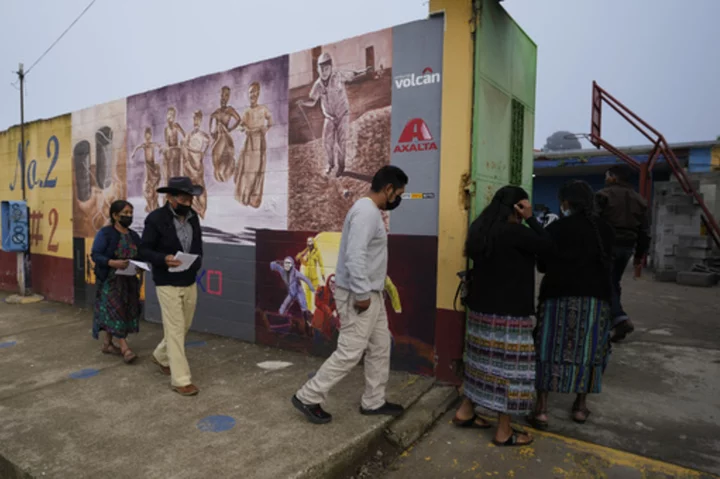 Guatemalans vote for a new president after a tumultuous electoral season