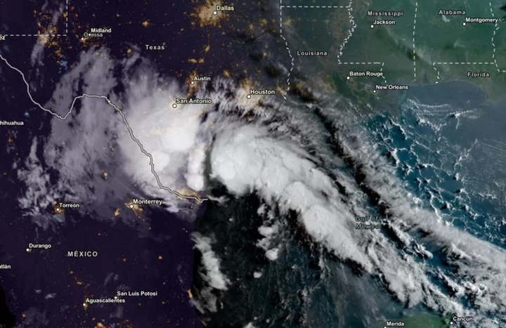 Tropical Storm Harold makes landfall on Padre Island, Texas