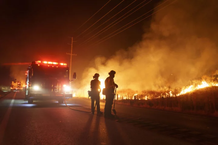 Southern California firefighters battle 3 wildfires amid hot, dry weather